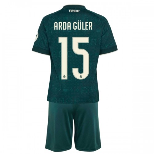 Ensemble Maillot Real Madrid Arda Guler 15 Exterieur 2026-27 Enfant Ensemble Maillot Real Madrid Arda Guler 15 Exterieur 2026-27 Enfant
